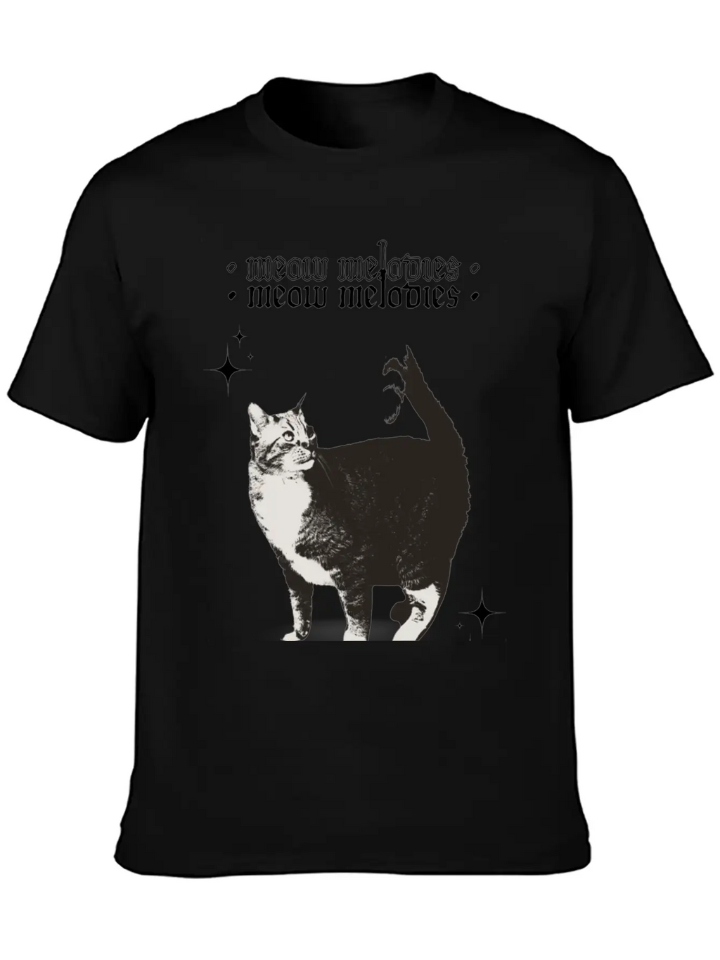 Meow Melodies Classic Cotton Tee – Unisex Comfort For Any Season