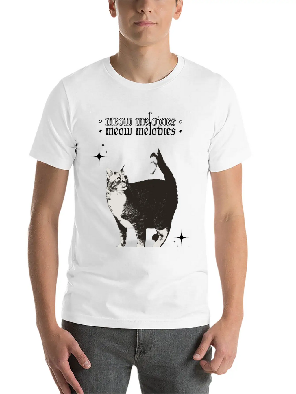 Meow Melodies Classic Cotton Tee – Unisex Comfort For Any Season