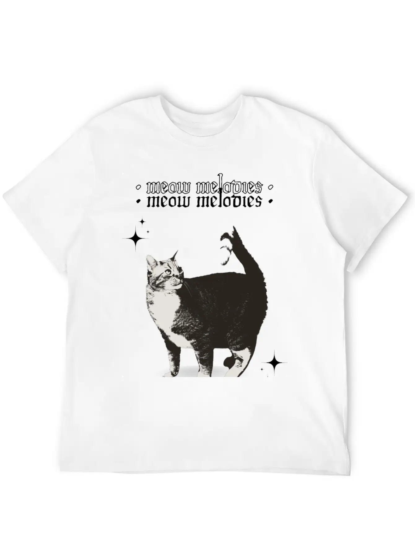 Meow Melodies Classic Cotton Tee – Unisex Comfort For Any Season