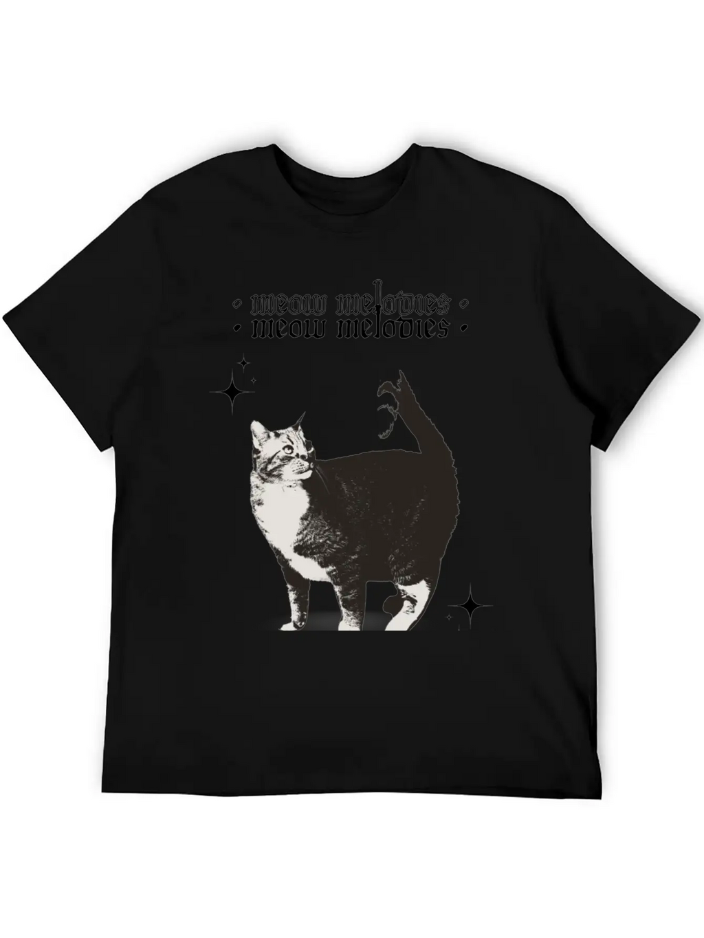 Meow Melodies Classic Cotton Tee – Unisex Comfort For Any Season