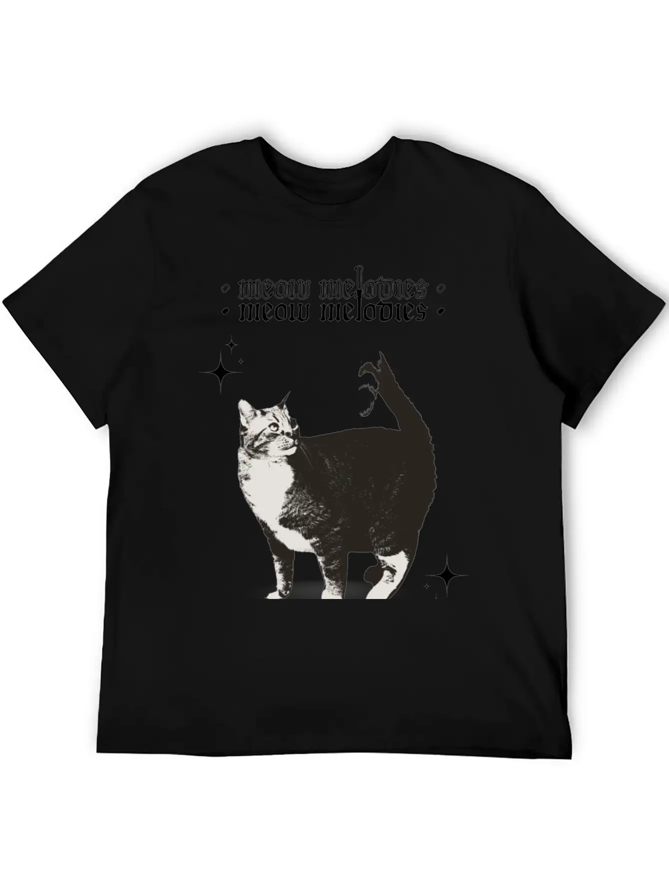 Meow Melodies Classic Cotton Tee – Unisex Comfort For Any Season