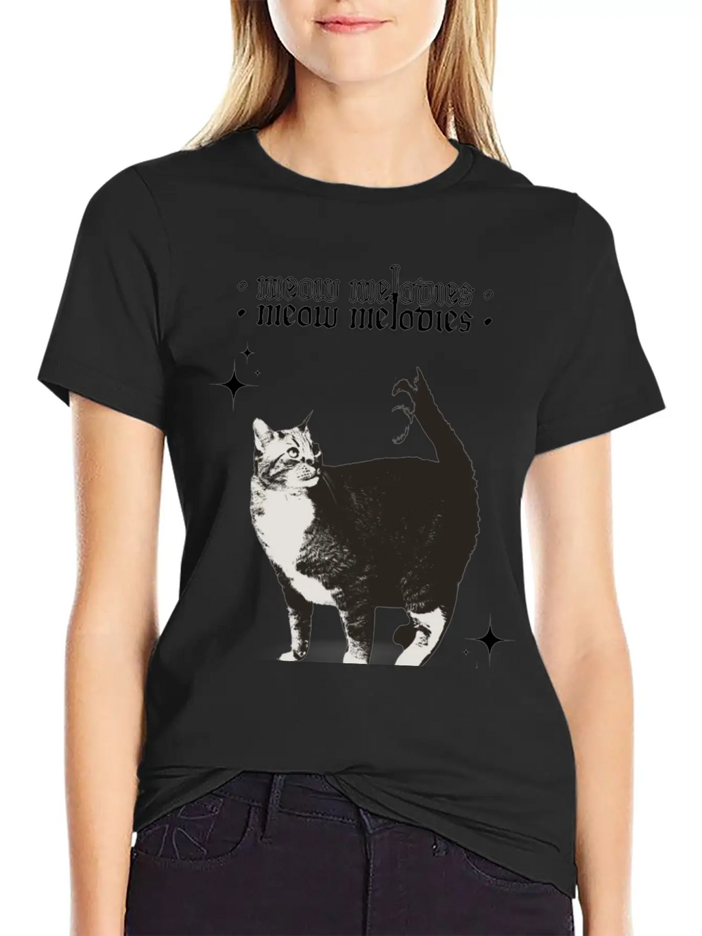 Meow Melodies Classic Cotton Tee – Unisex Comfort For Any Season