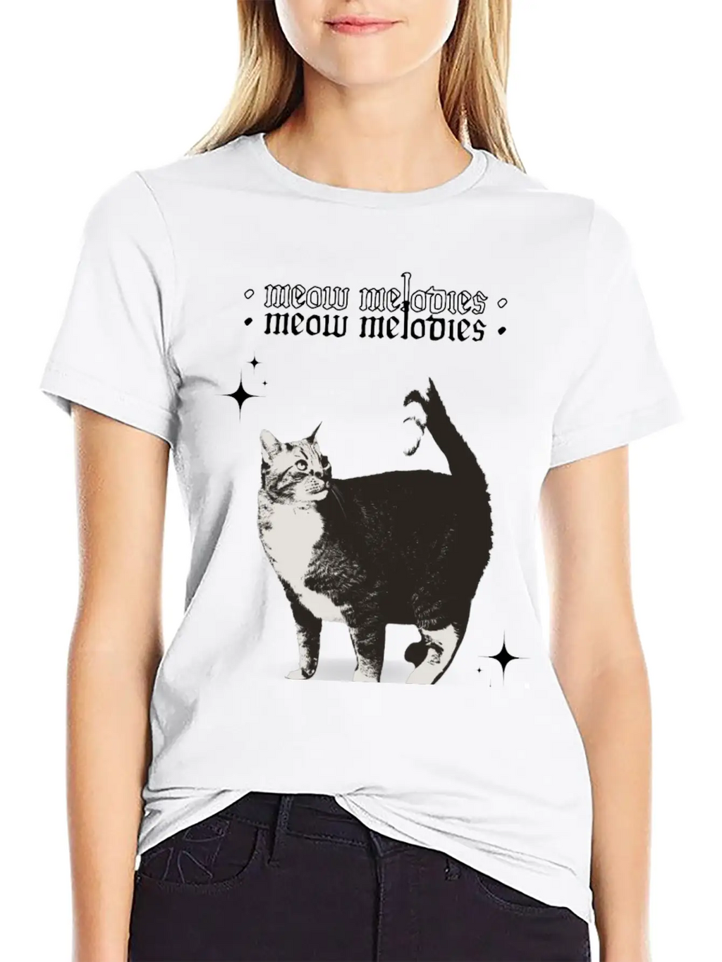 Meow Melodies Classic Cotton Tee – Unisex Comfort For Any Season