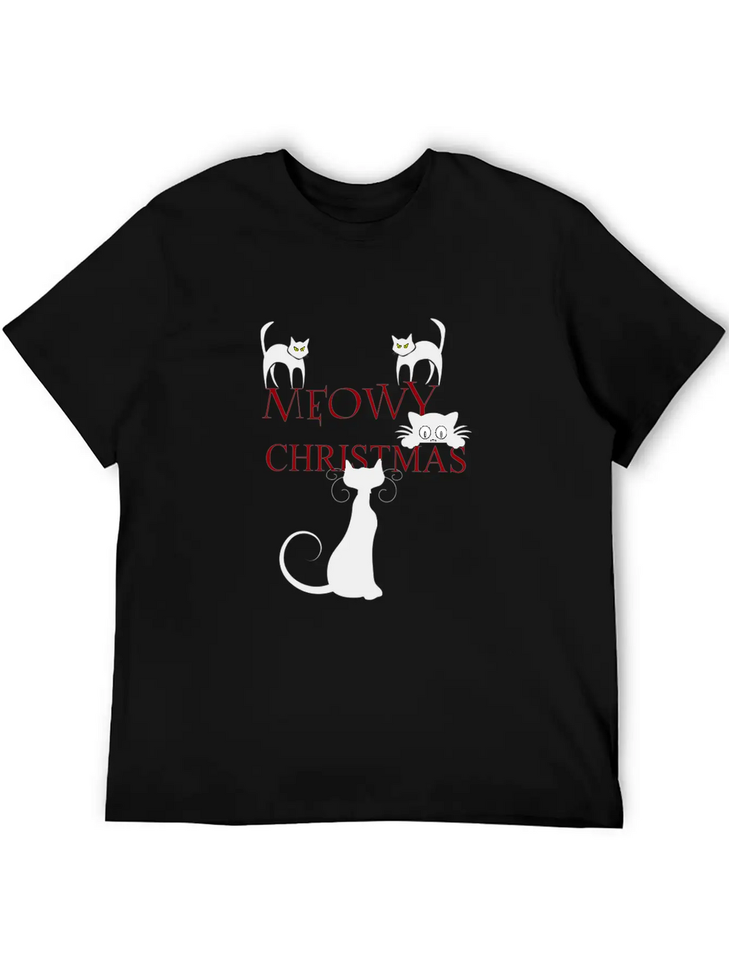 Meowy Christmas Merry Christmas Classic Cotton Tee – Unisex Comfort For Any Season