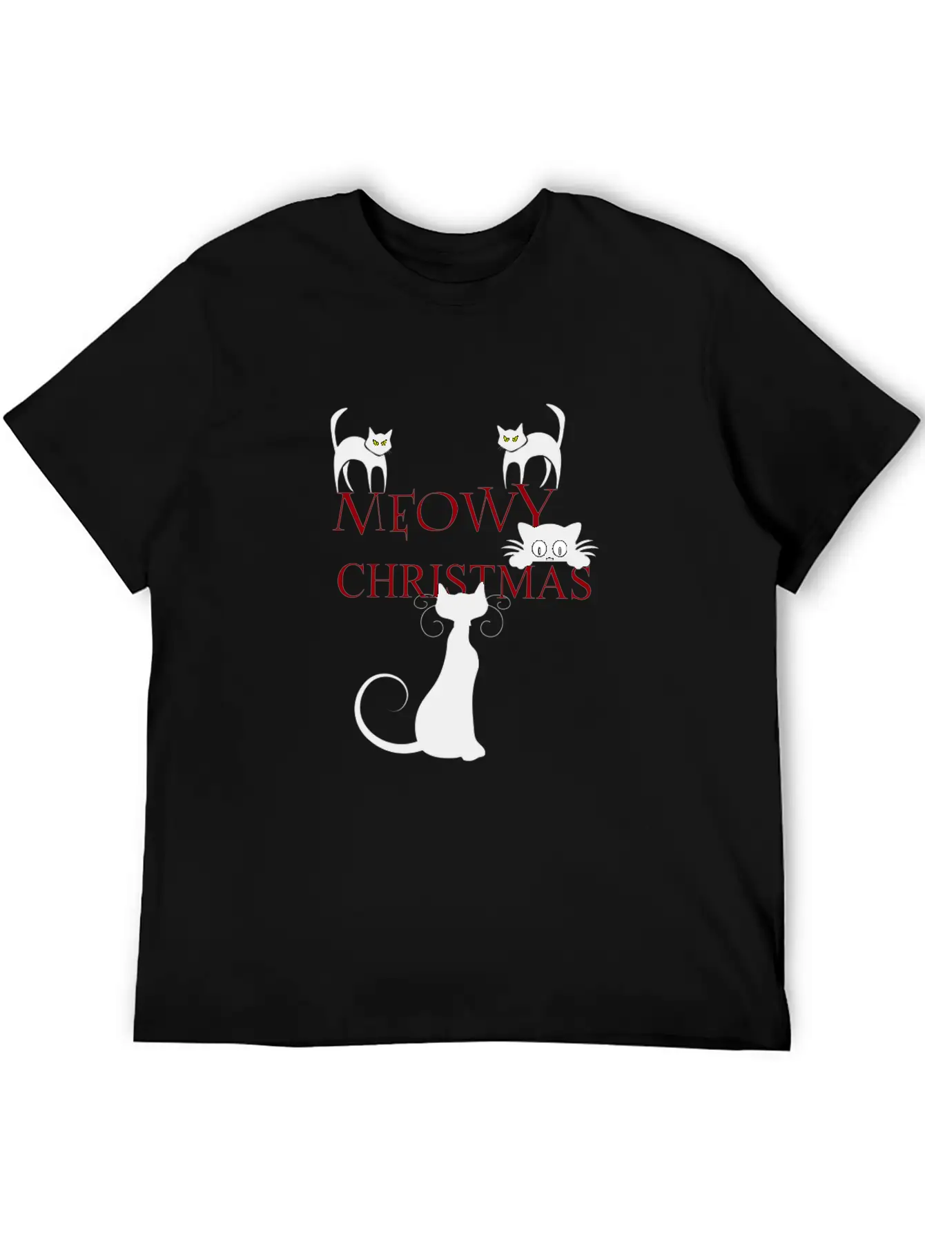 Meowy Christmas Merry Christmas Classic Cotton Tee – Unisex Comfort For Any Season