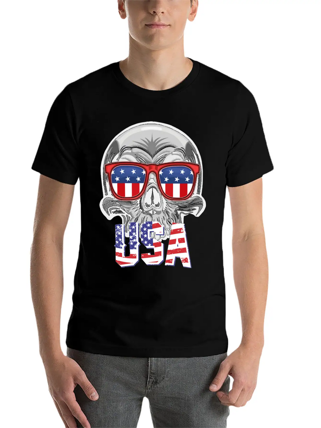 Merica - 4th Of July Patriotic - Merica Clothing - Stylish Everyday T-Shirt – Unisex Basic Cotton Tee