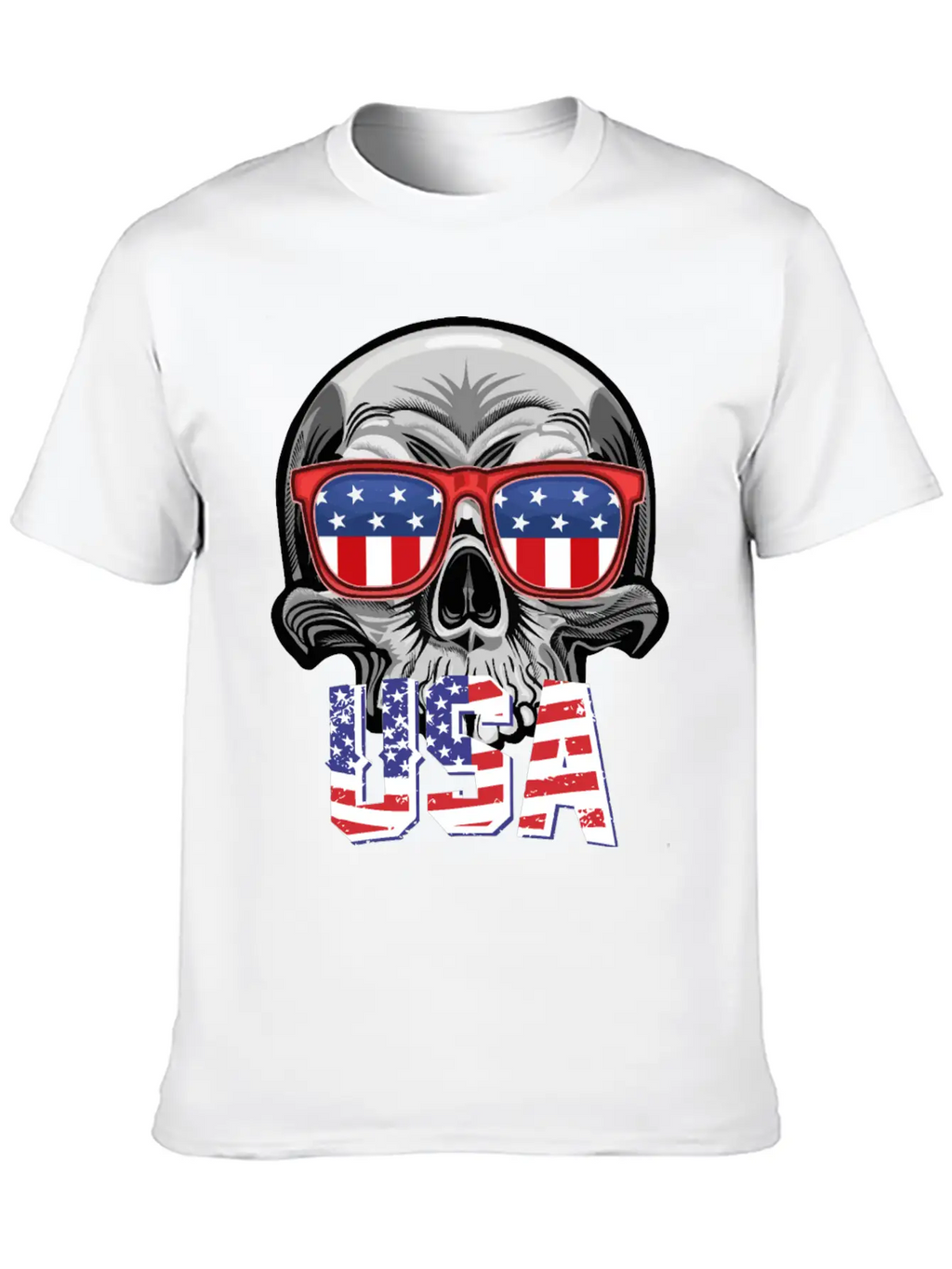 Merica - 4th Of July Patriotic - Merica Clothing - Stylish Everyday T-Shirt – Unisex Basic Cotton Tee