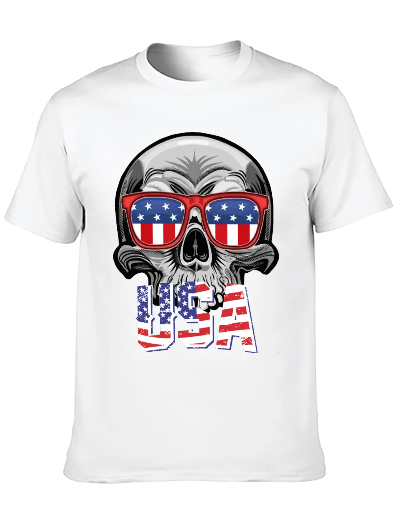 Merica - 4th Of July Patriotic - Merica Clothing - Stylish Everyday T-Shirt – Unisex Basic Cotton Tee