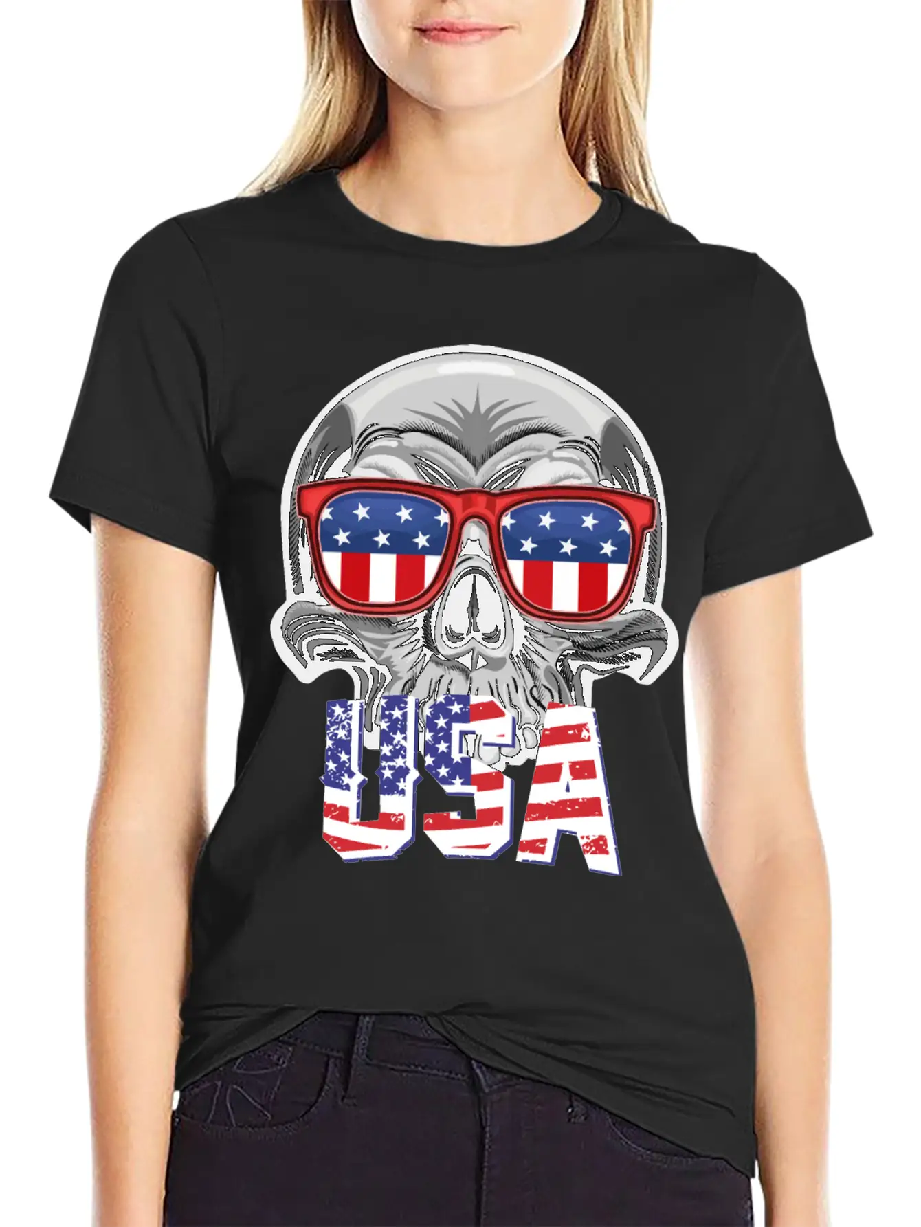 Merica - 4th Of July Patriotic - Merica Clothing - Stylish Everyday T-Shirt – Unisex Basic Cotton Tee