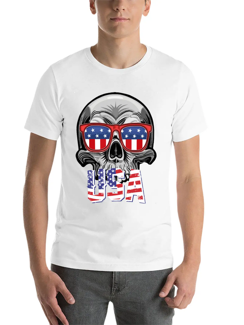Merica - 4th Of July Patriotic - Merica Clothing - Stylish Everyday T-Shirt – Unisex Basic Cotton Tee