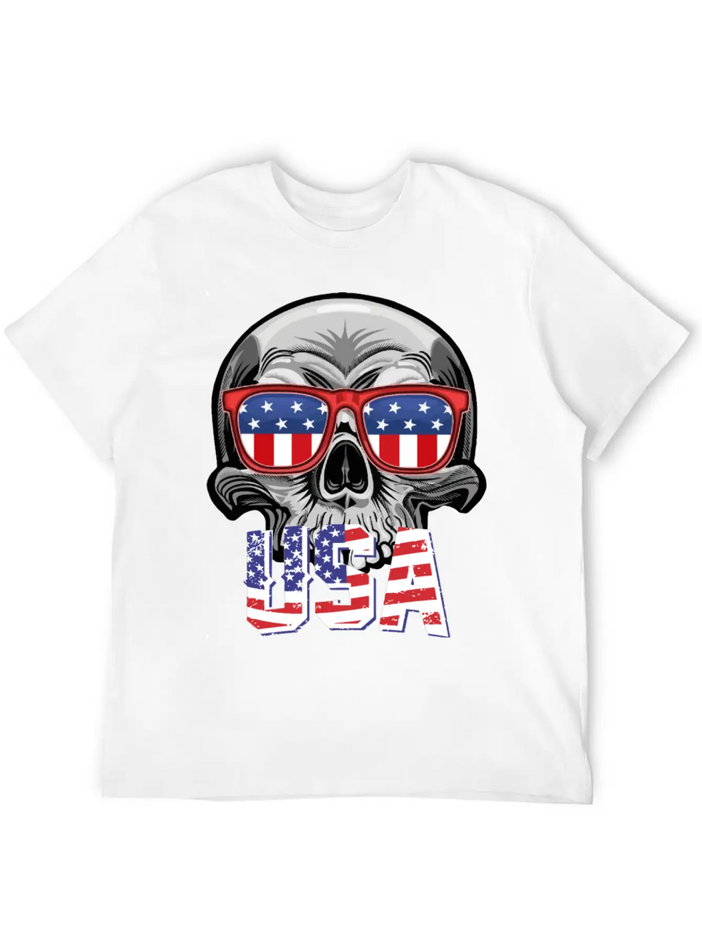 Merica - 4th Of July Patriotic - Merica Clothing - Stylish Everyday T-Shirt – Unisex Basic Cotton Tee