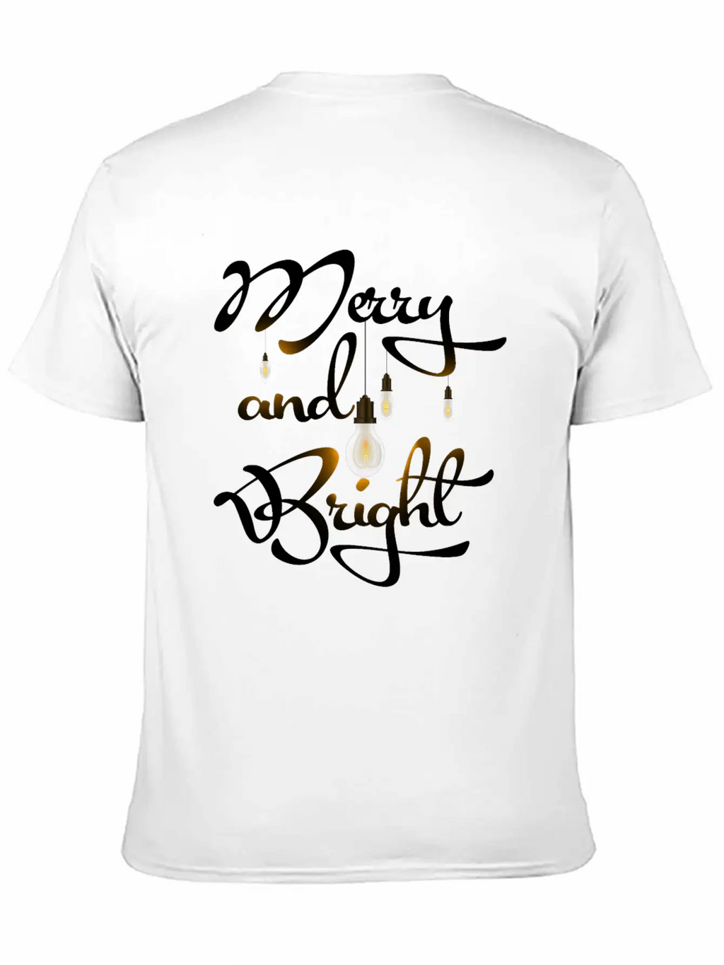 Merry And Bright Stylish Everyday T-Shirt – Unisex Basic Cotton Tee