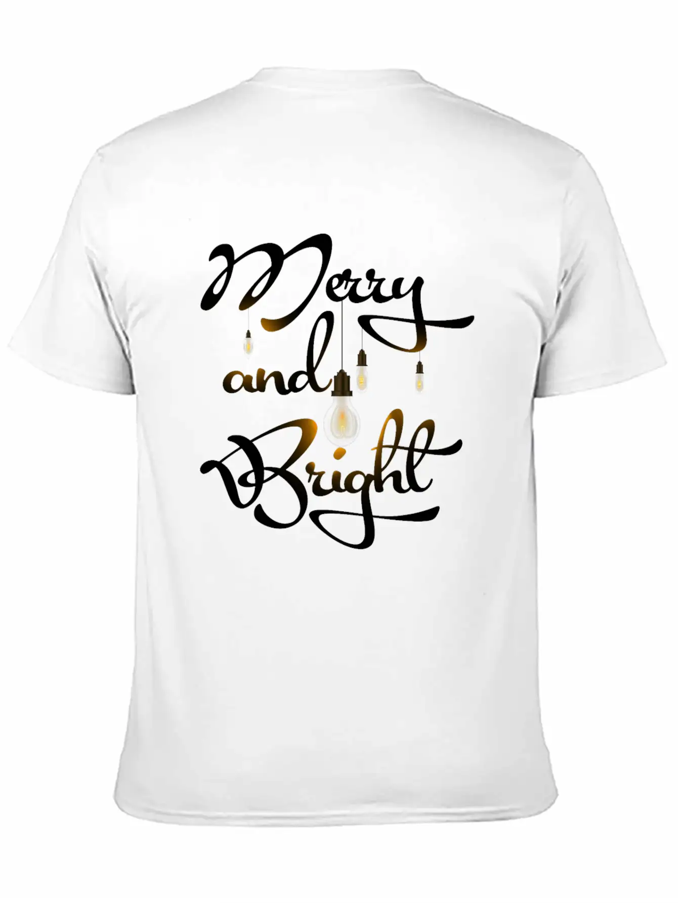 Merry And Bright Stylish Everyday T-Shirt – Unisex Basic Cotton Tee