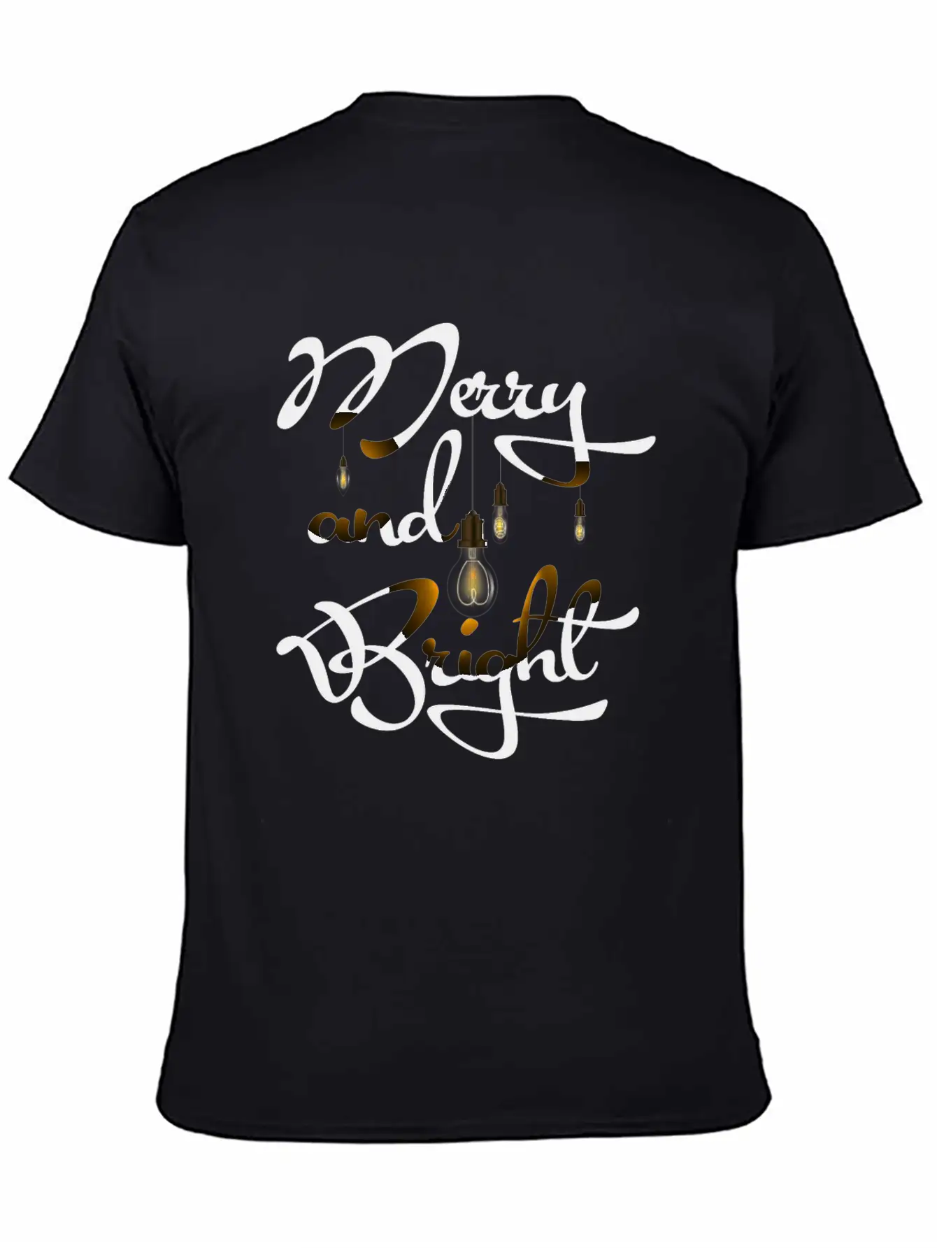 Merry And Bright Stylish Everyday T-Shirt – Unisex Basic Cotton Tee