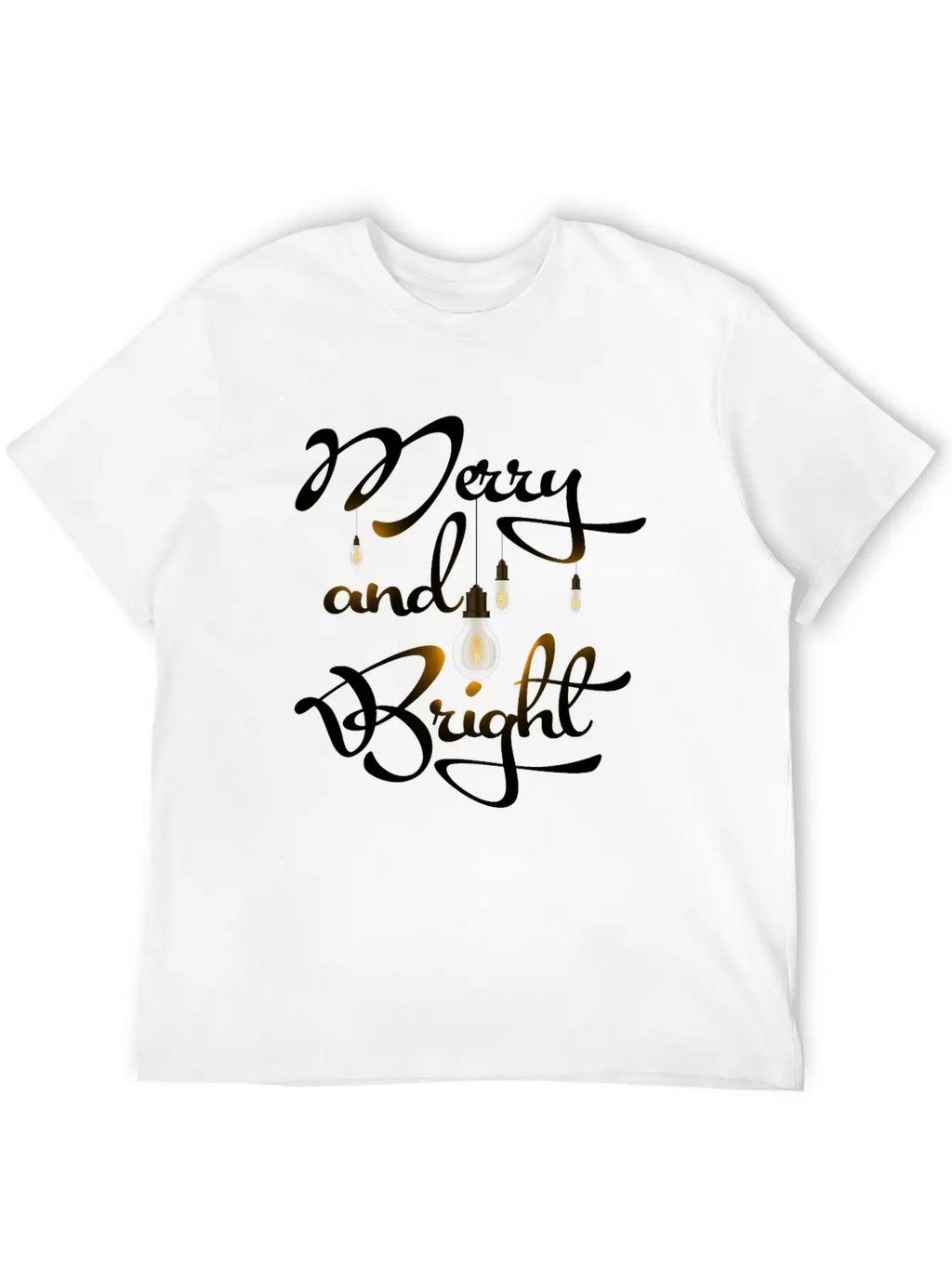 Merry And Bright Stylish Everyday T-Shirt – Unisex Basic Cotton Tee