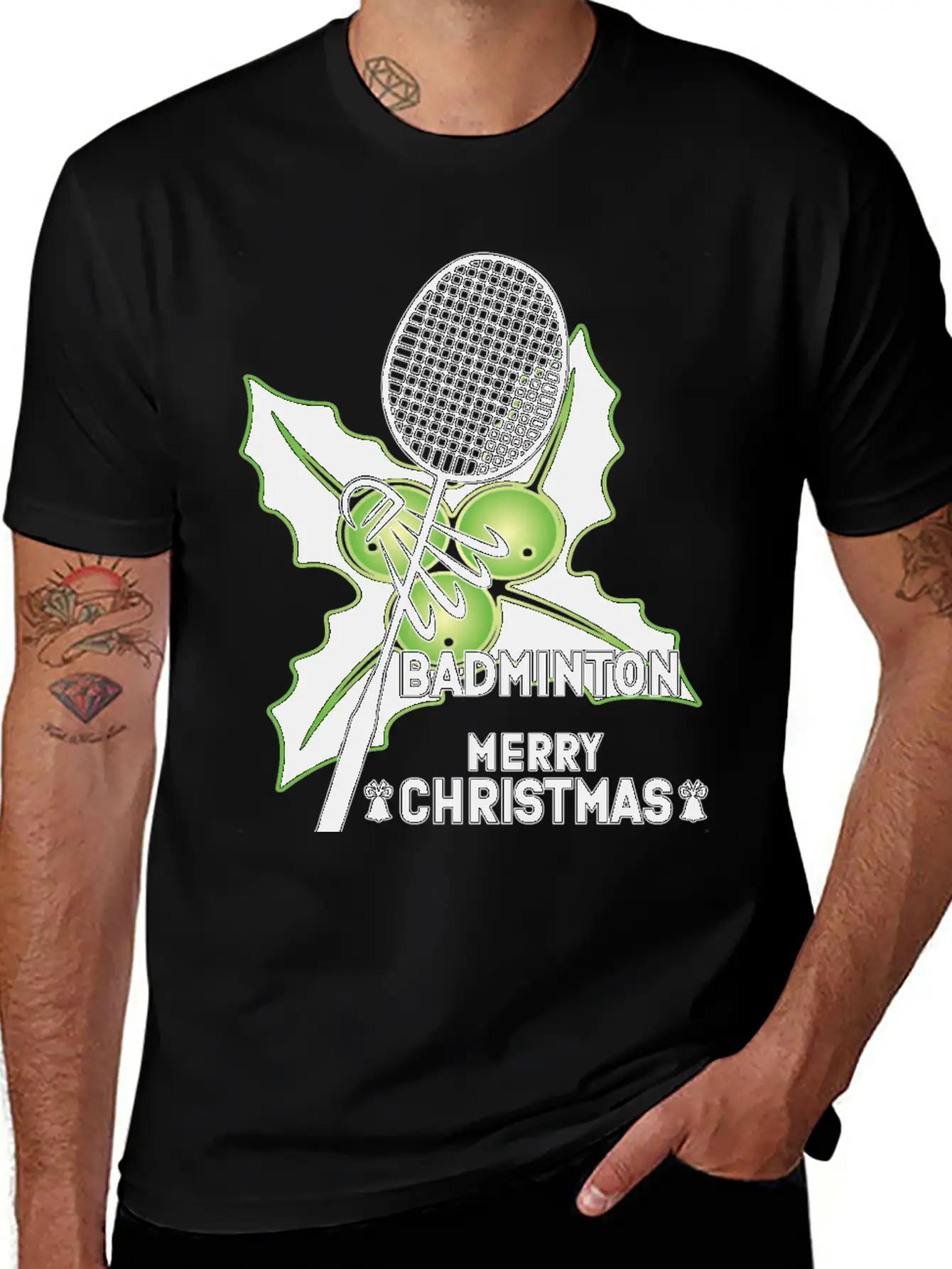 Merry Chrismas- Badminton Classic Cotton Tee – Unisex Comfort For Any Season