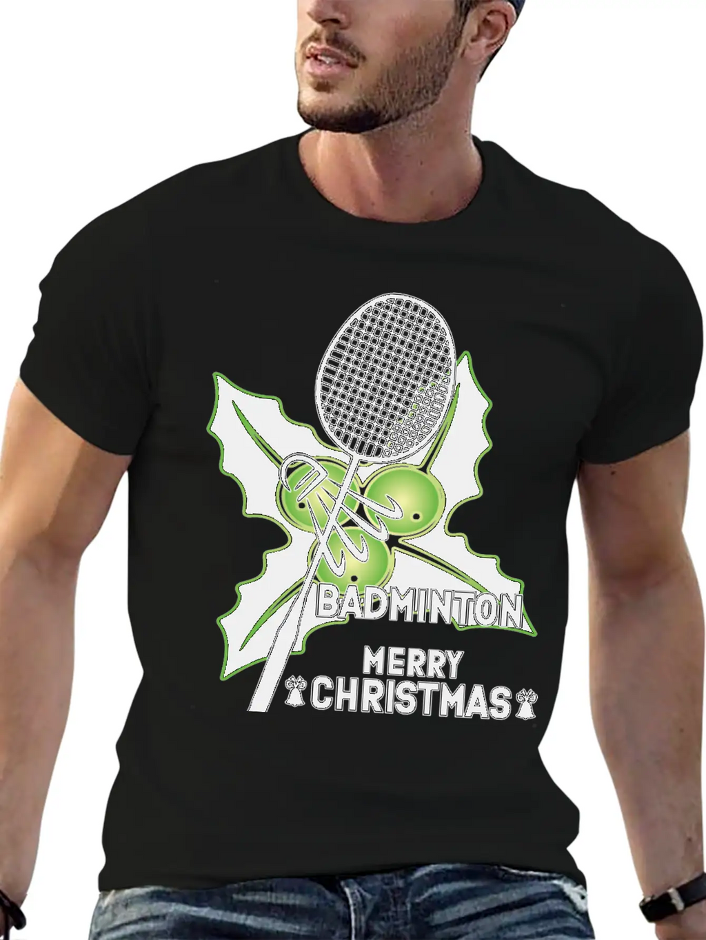 Merry Chrismas- Badminton Classic Cotton Tee – Unisex Comfort For Any Season