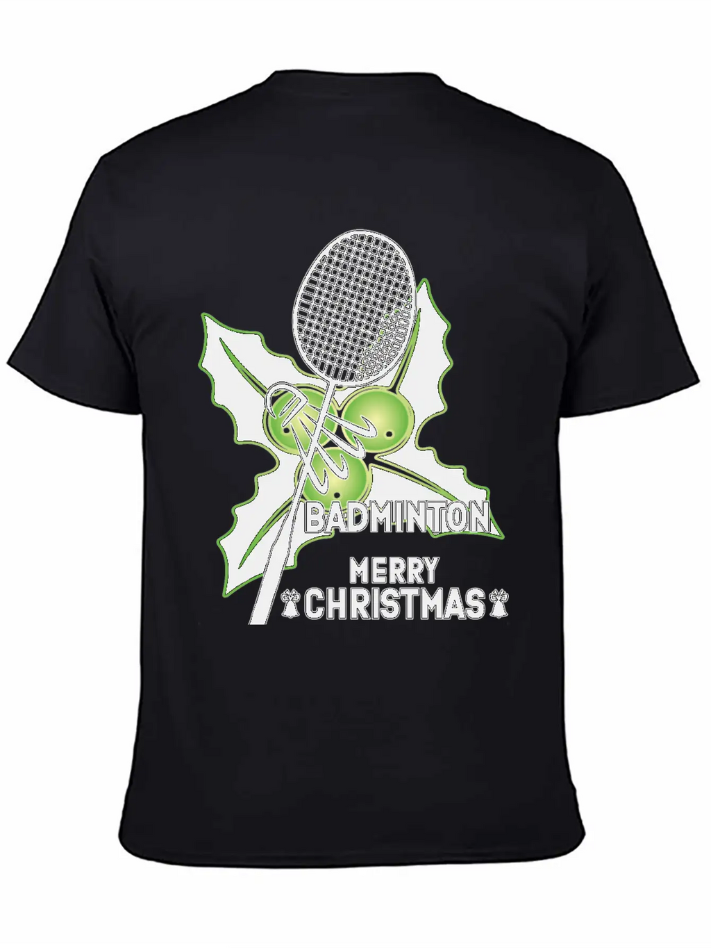 Merry Chrismas- Badminton Relaxed Everyday Tee – Lightweight And Durable Cotton