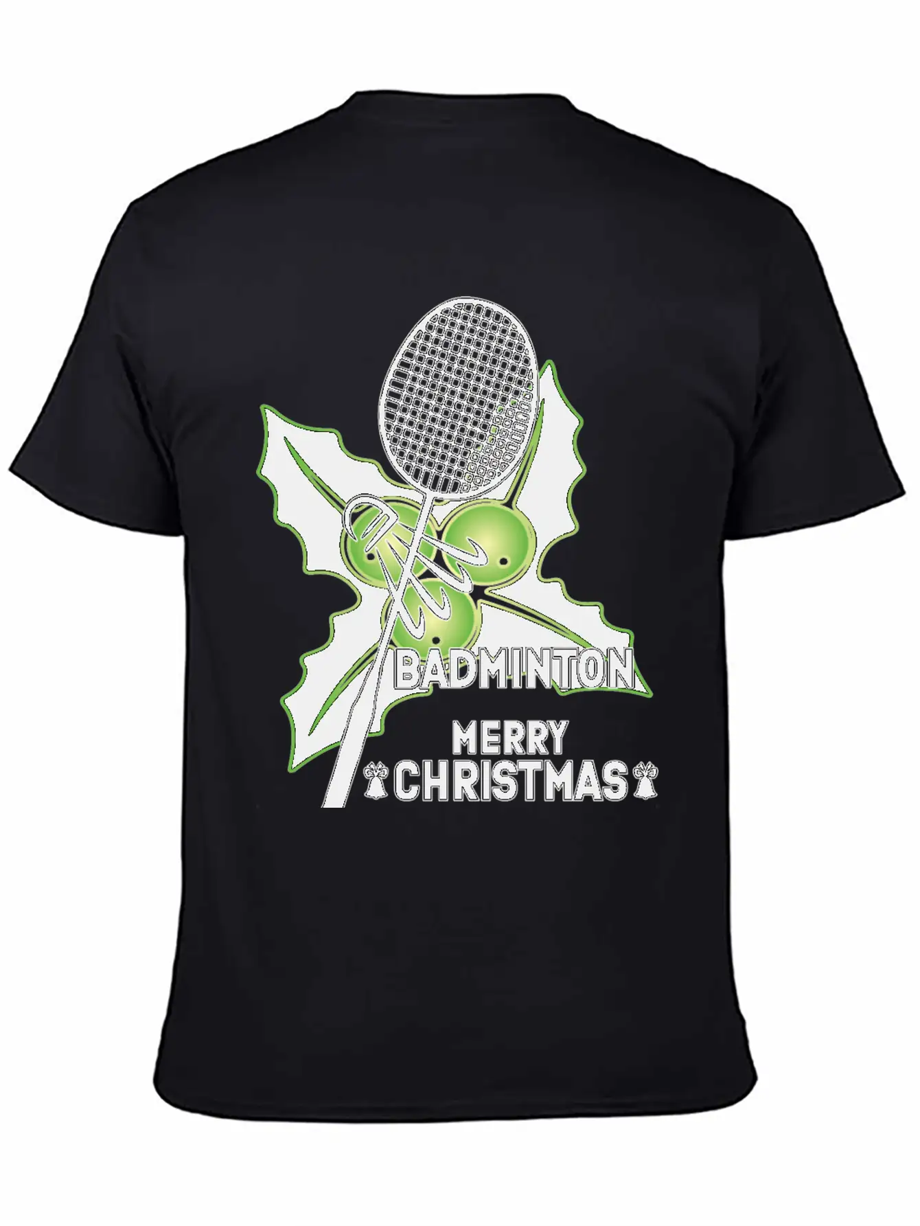 Merry Chrismas- Badminton Relaxed Everyday Tee – Lightweight And Durable Cotton