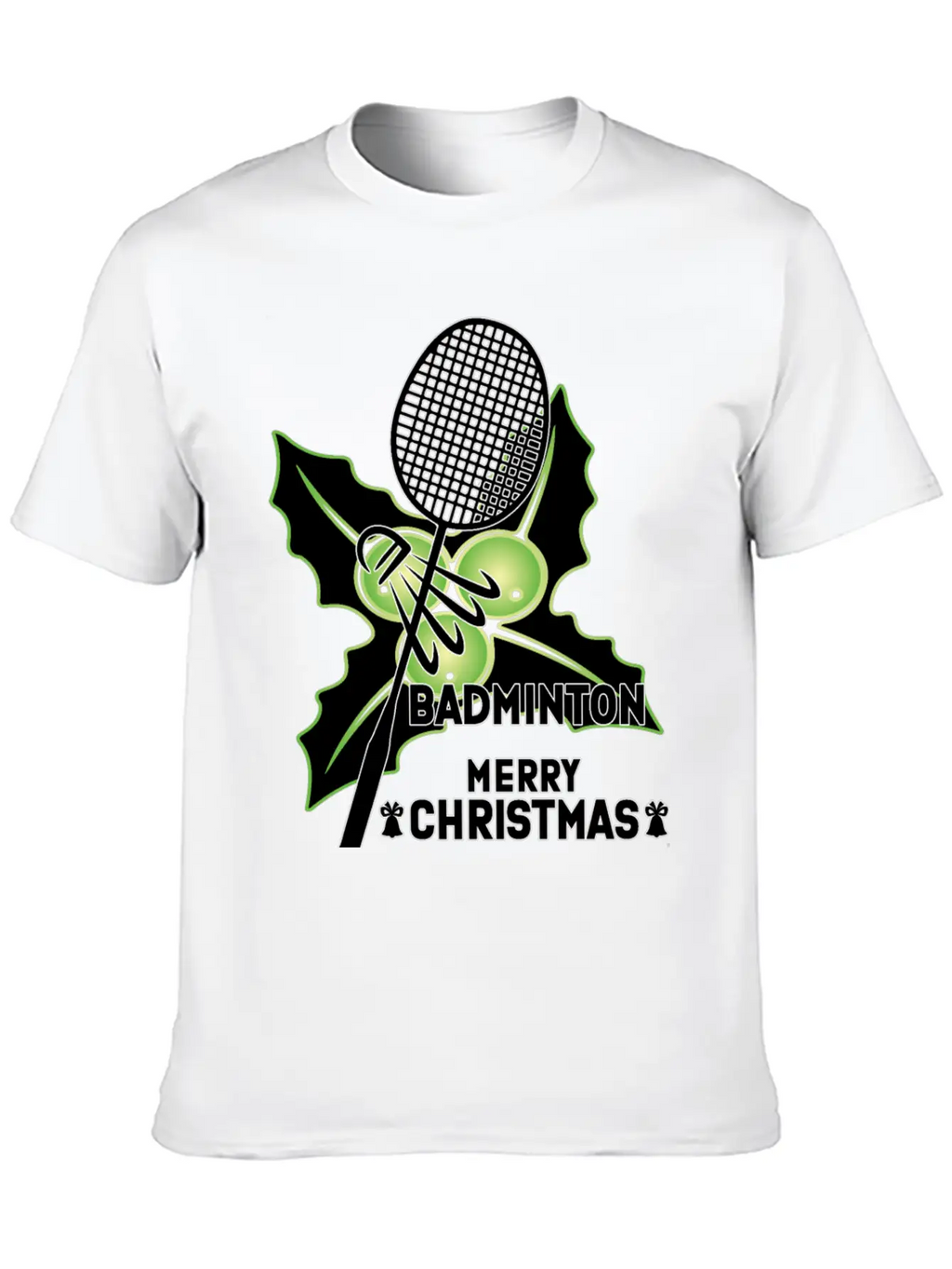 Merry Chrismas- Badminton Relaxed Everyday Tee – Lightweight And Durable Cotton