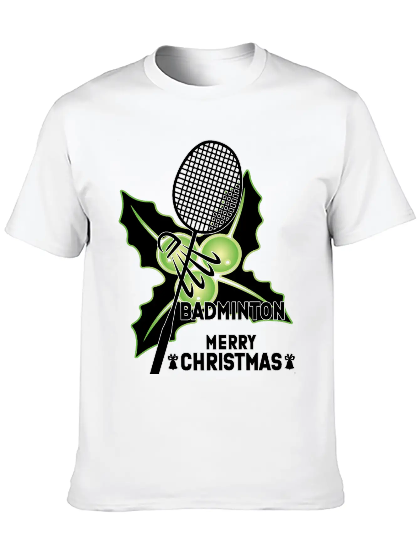 Merry Chrismas- Badminton Relaxed Everyday Tee – Lightweight And Durable Cotton