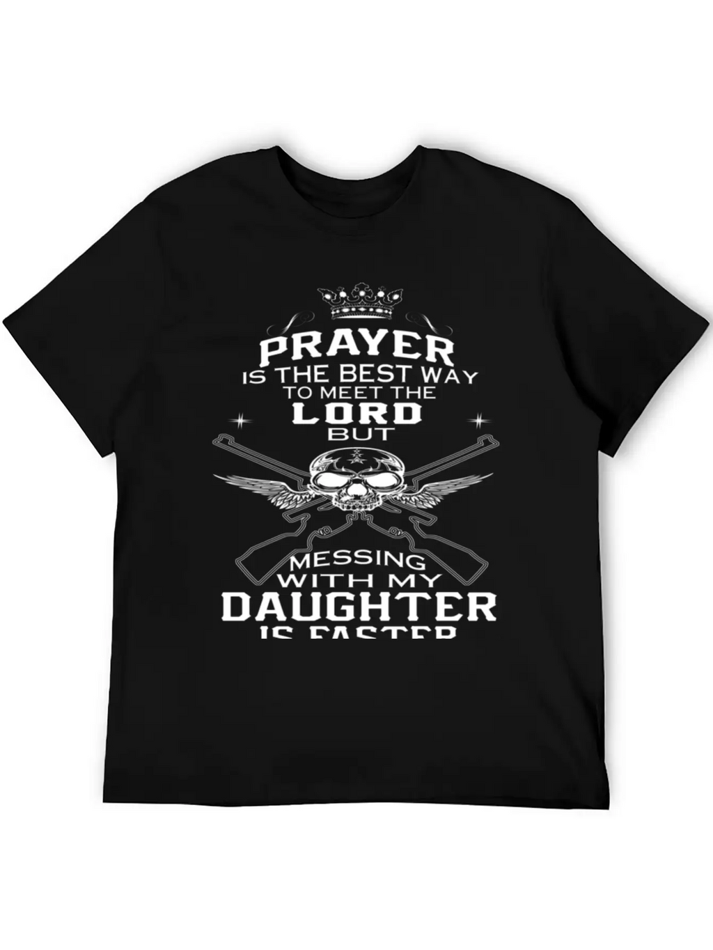 Mess With My Daughter Classic Cotton Tee – Unisex Comfort For Any Season