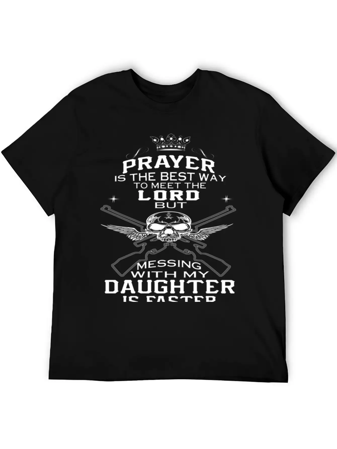 Mess With My Daughter Classic Cotton Tee – Unisex Comfort For Any Season