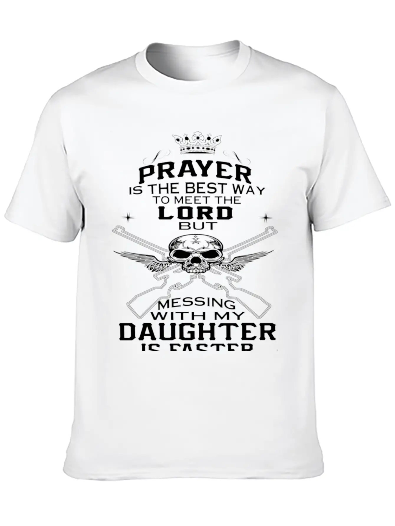 Mess With My Daughter Classic Cotton Tee – Unisex Comfort For Any Season