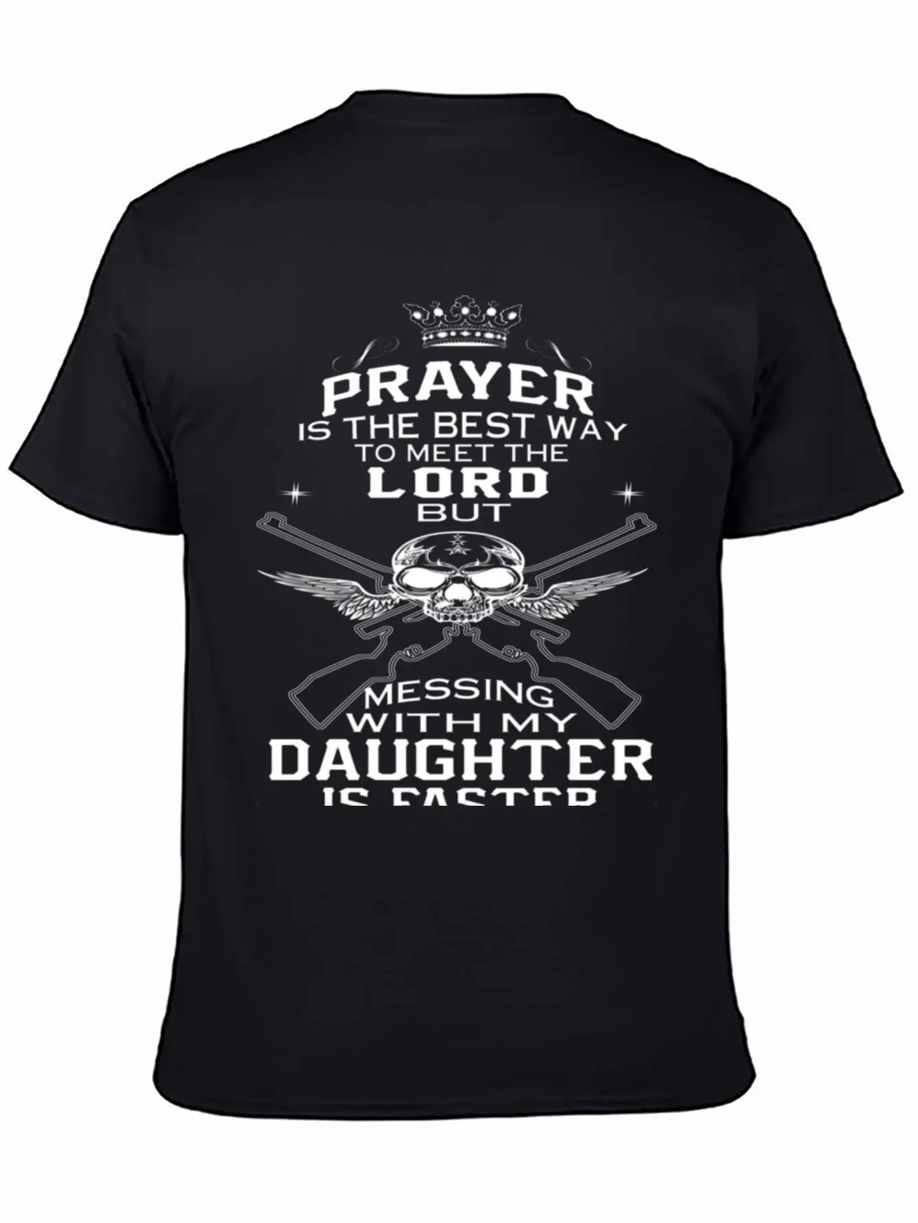 Mess With My Daughter Classic Cotton Tee – Unisex Comfort For Any Season