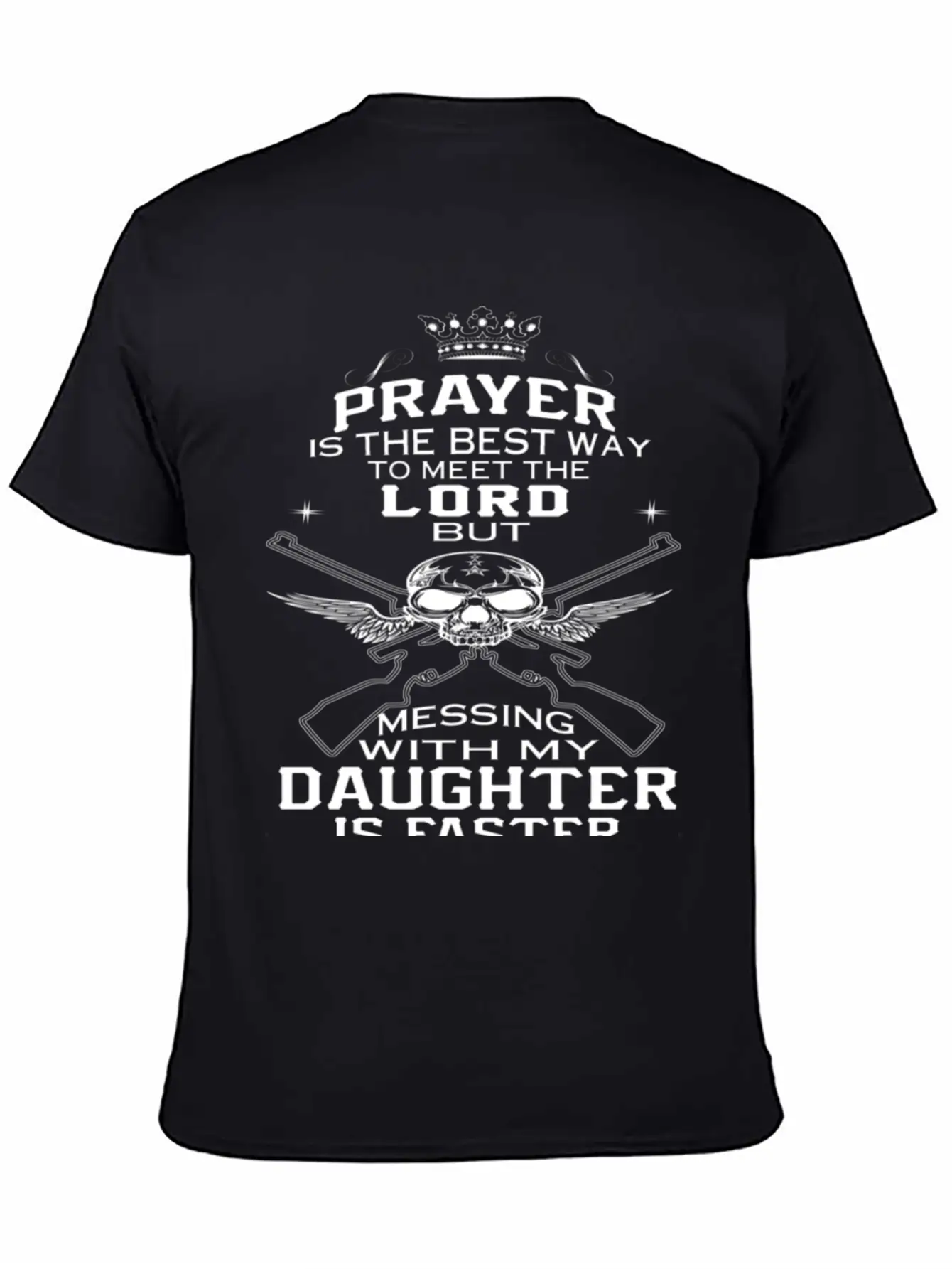 Mess With My Daughter Classic Cotton Tee – Unisex Comfort For Any Season