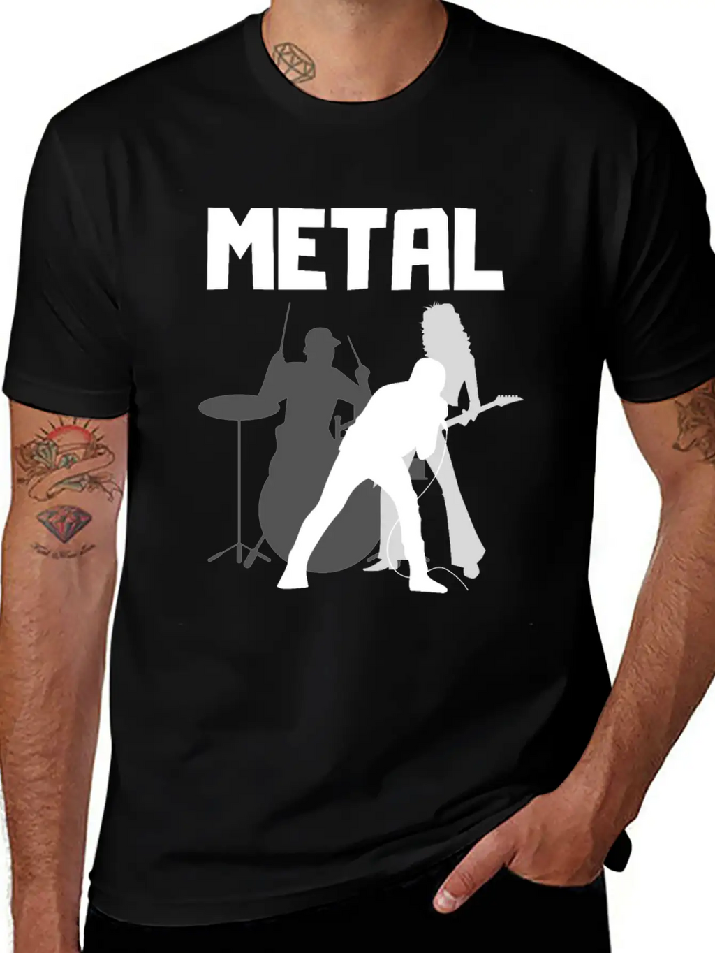 Metal Band Basic Graphic T-Shirt – Daily Comfort In Soft Cotton
