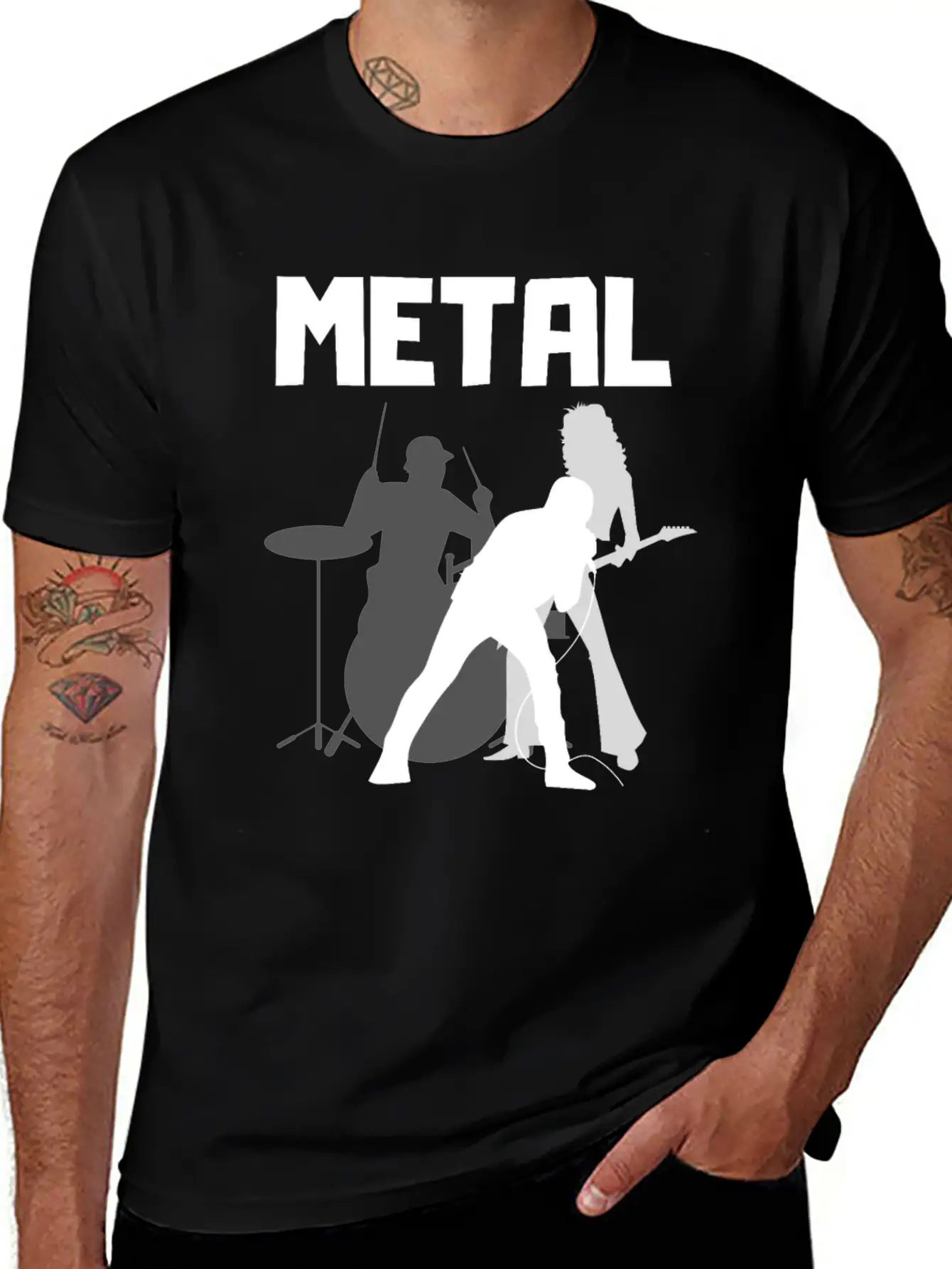 Metal Band Basic Graphic T-Shirt – Daily Comfort In Soft Cotton