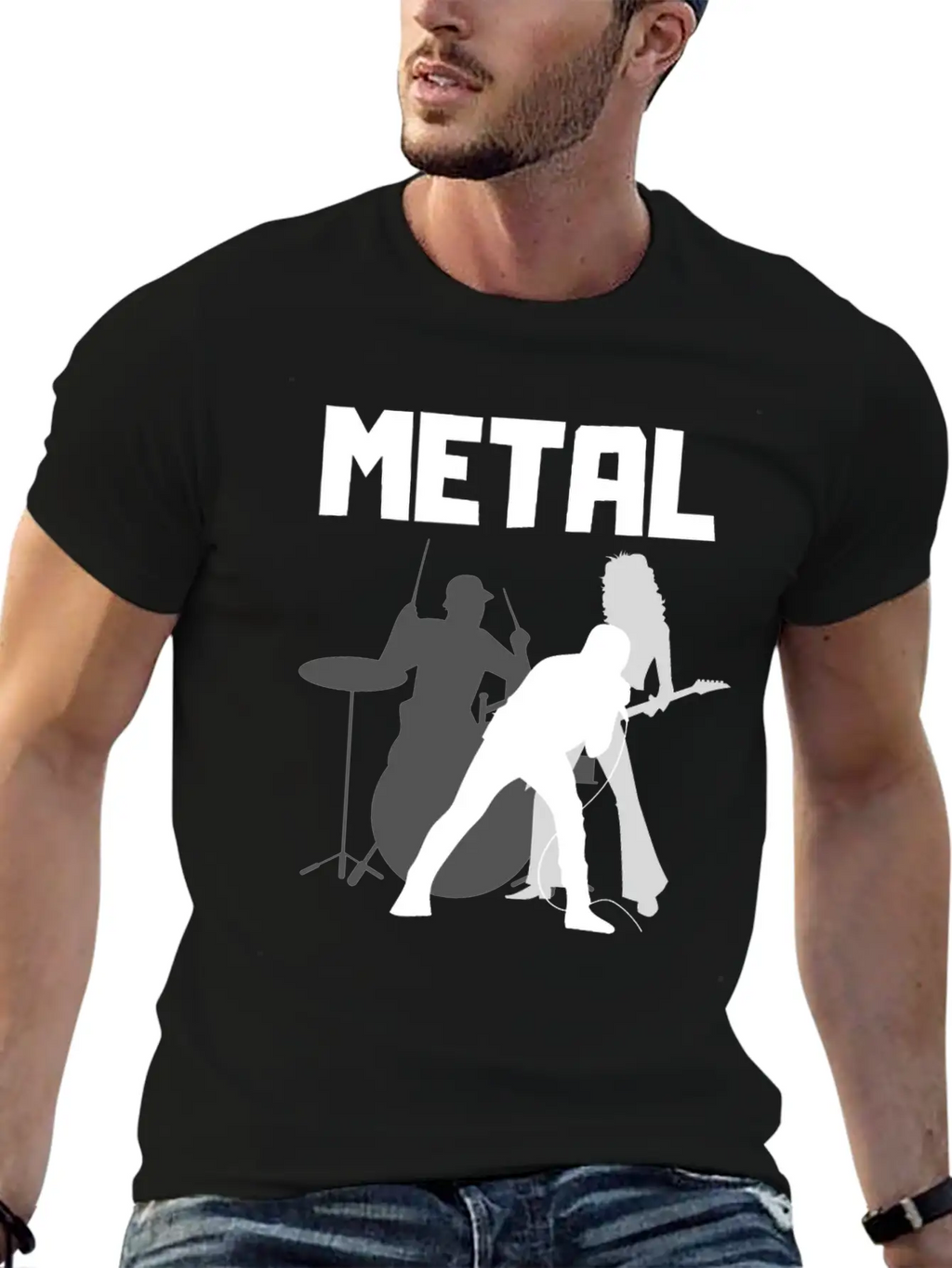 Metal Band Basic Graphic T-Shirt – Daily Comfort In Soft Cotton