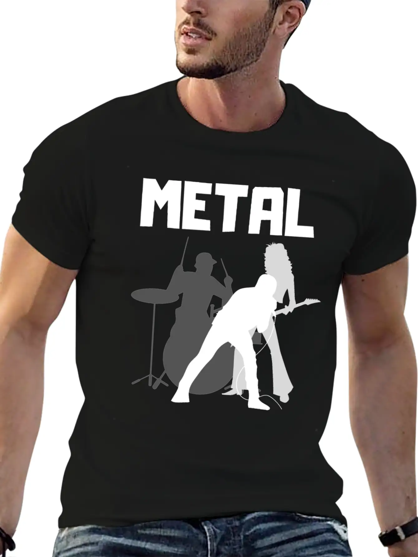 Metal Band Basic Graphic T-Shirt – Daily Comfort In Soft Cotton