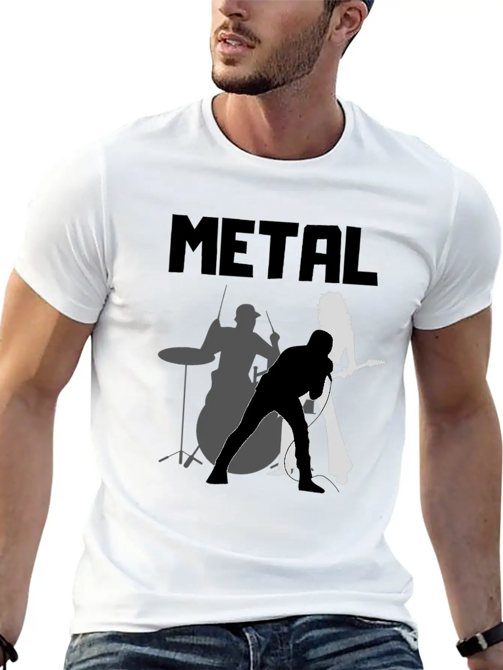 Metal Band Basic Graphic T-Shirt – Daily Comfort In Soft Cotton