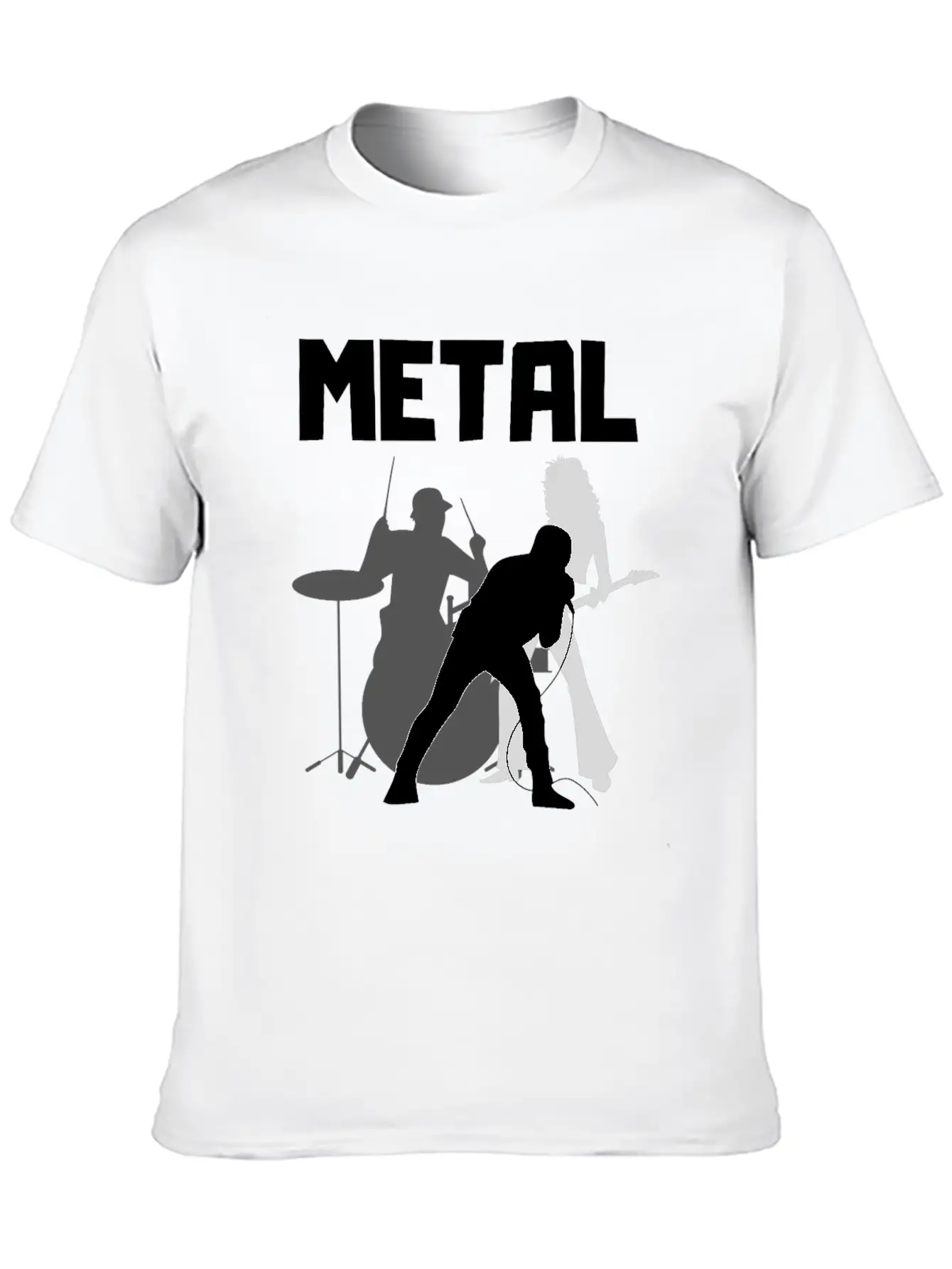 Metal Band Basic Graphic T-Shirt – Daily Comfort In Soft Cotton