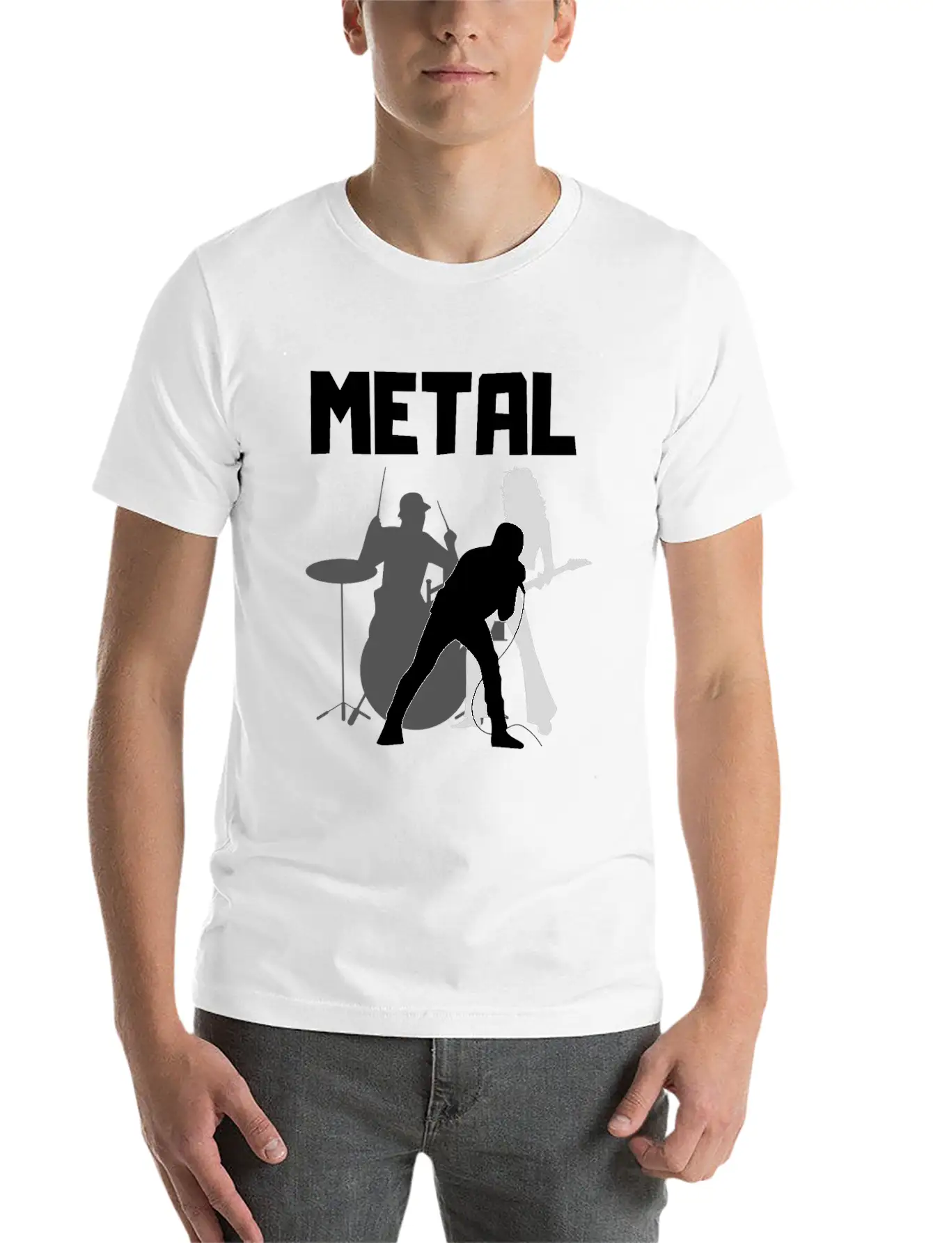 Metal Band Basic Graphic T-Shirt – Daily Comfort In Soft Cotton
