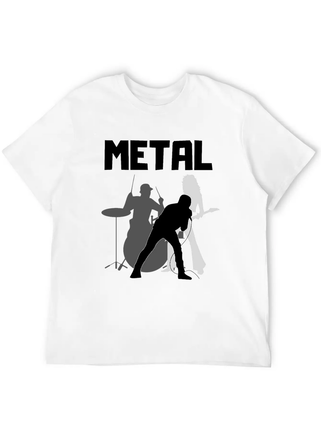 Metal Band Basic Graphic T-Shirt – Daily Comfort In Soft Cotton