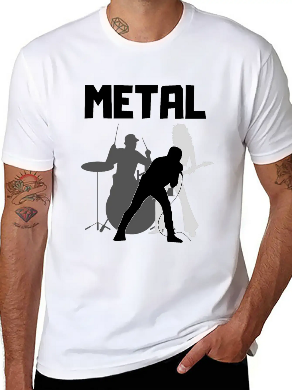 Metal Band Basic Graphic T-Shirt – Daily Comfort In Soft Cotton