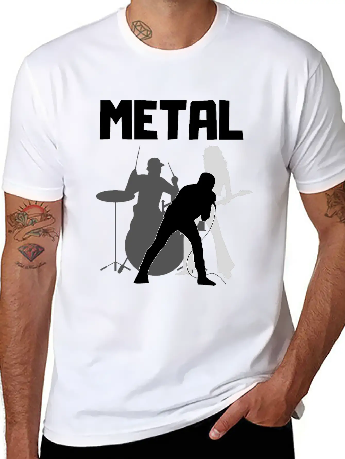 Metal Band Basic Graphic T-Shirt – Daily Comfort In Soft Cotton