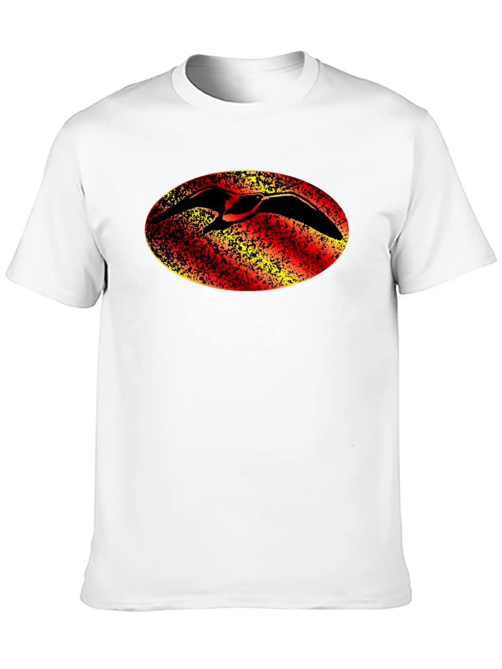 Metal Bird Sunset Stylish Everyday T-Shirt – Unisex Basic Cotton Tee