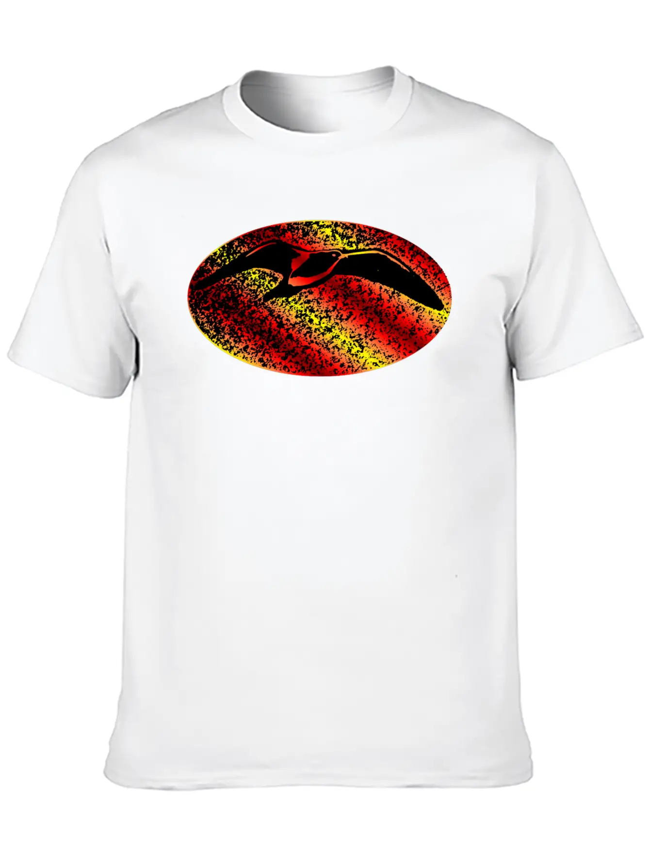 Metal Bird Sunset Stylish Everyday T-Shirt – Unisex Basic Cotton Tee