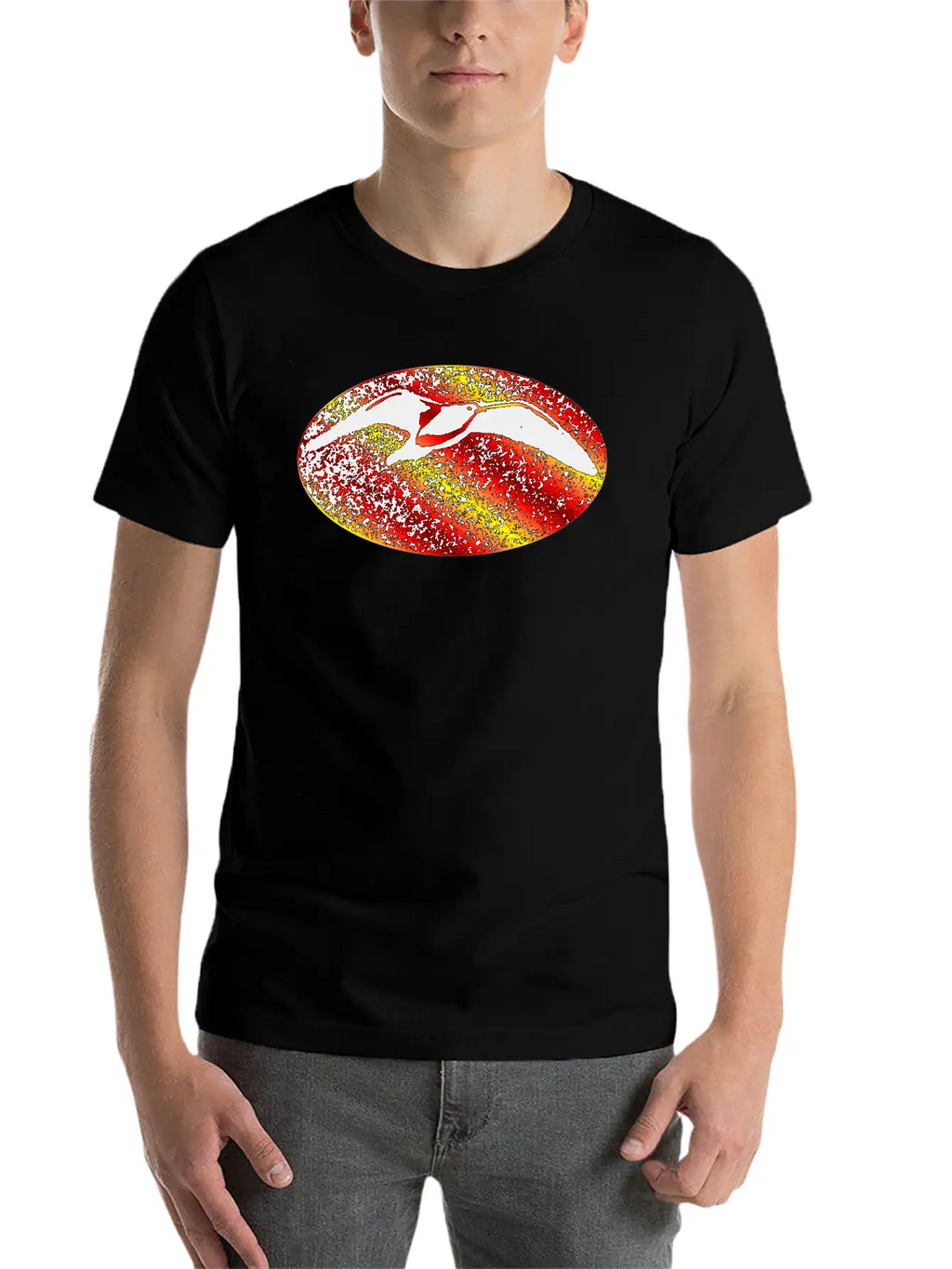 Metal Bird Sunset Stylish Everyday T-Shirt – Unisex Basic Cotton Tee