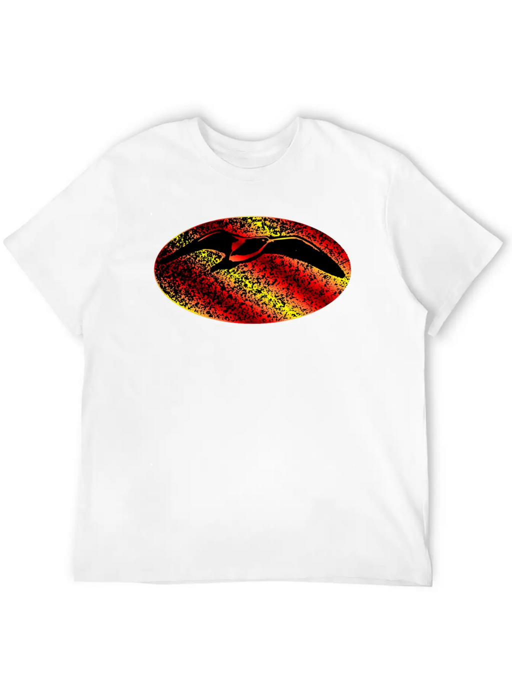 Metal Bird Sunset Stylish Everyday T-Shirt – Unisex Basic Cotton Tee