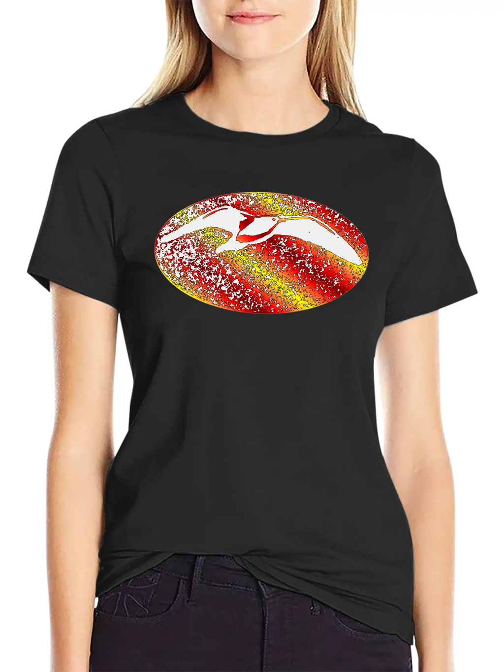 Metal Bird Sunset Stylish Everyday T-Shirt – Unisex Basic Cotton Tee