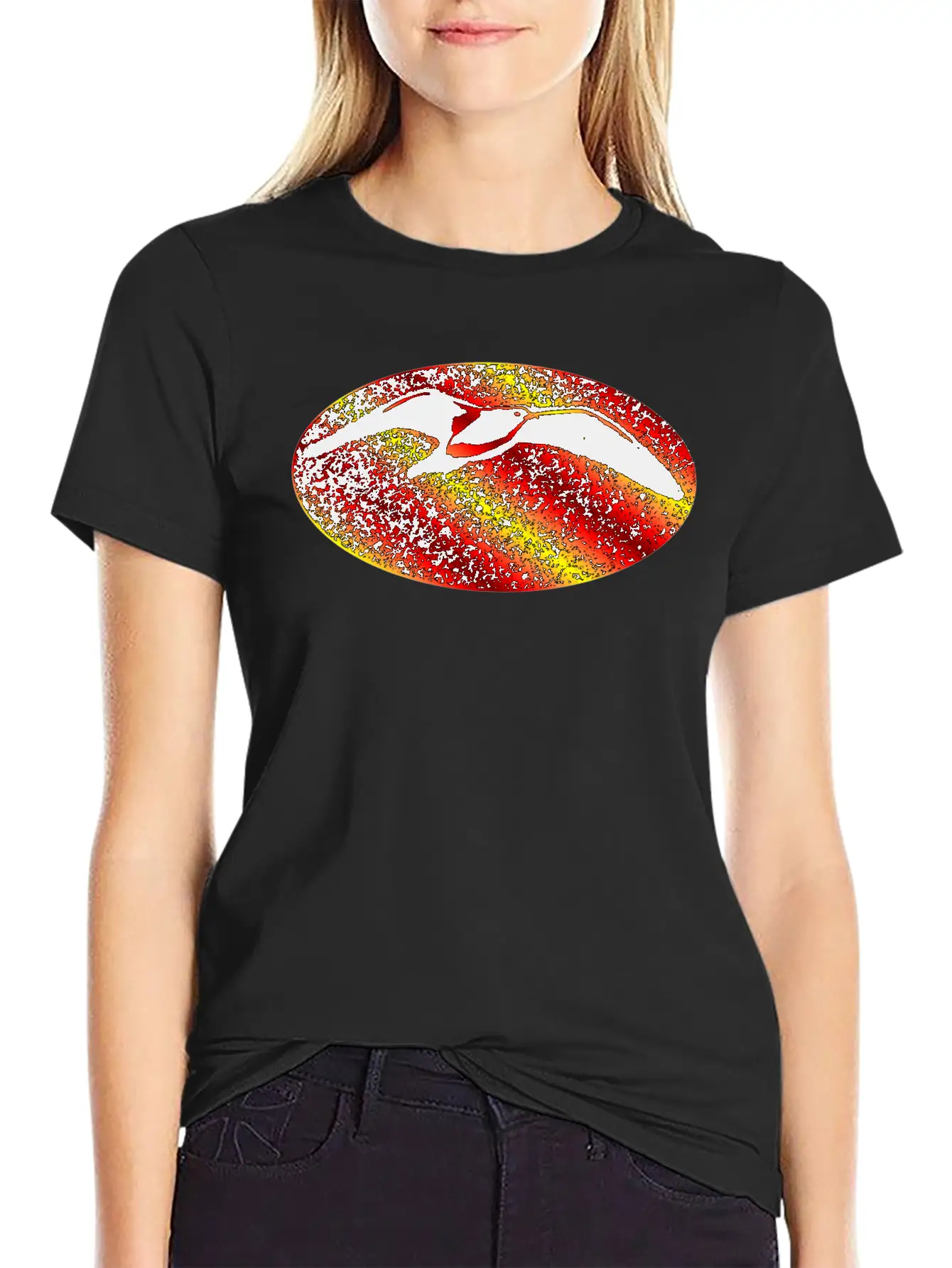 Metal Bird Sunset Stylish Everyday T-Shirt – Unisex Basic Cotton Tee