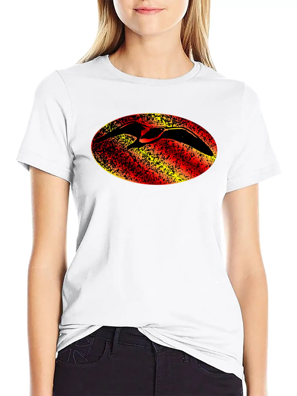 Metal Bird Sunset Stylish Everyday T-Shirt – Unisex Basic Cotton Tee