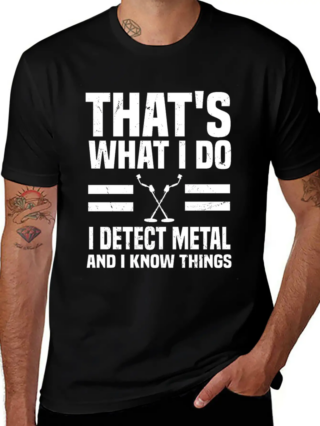 Metal Detecting Basic Graphic T-Shirt – Daily Comfort In Soft Cotton