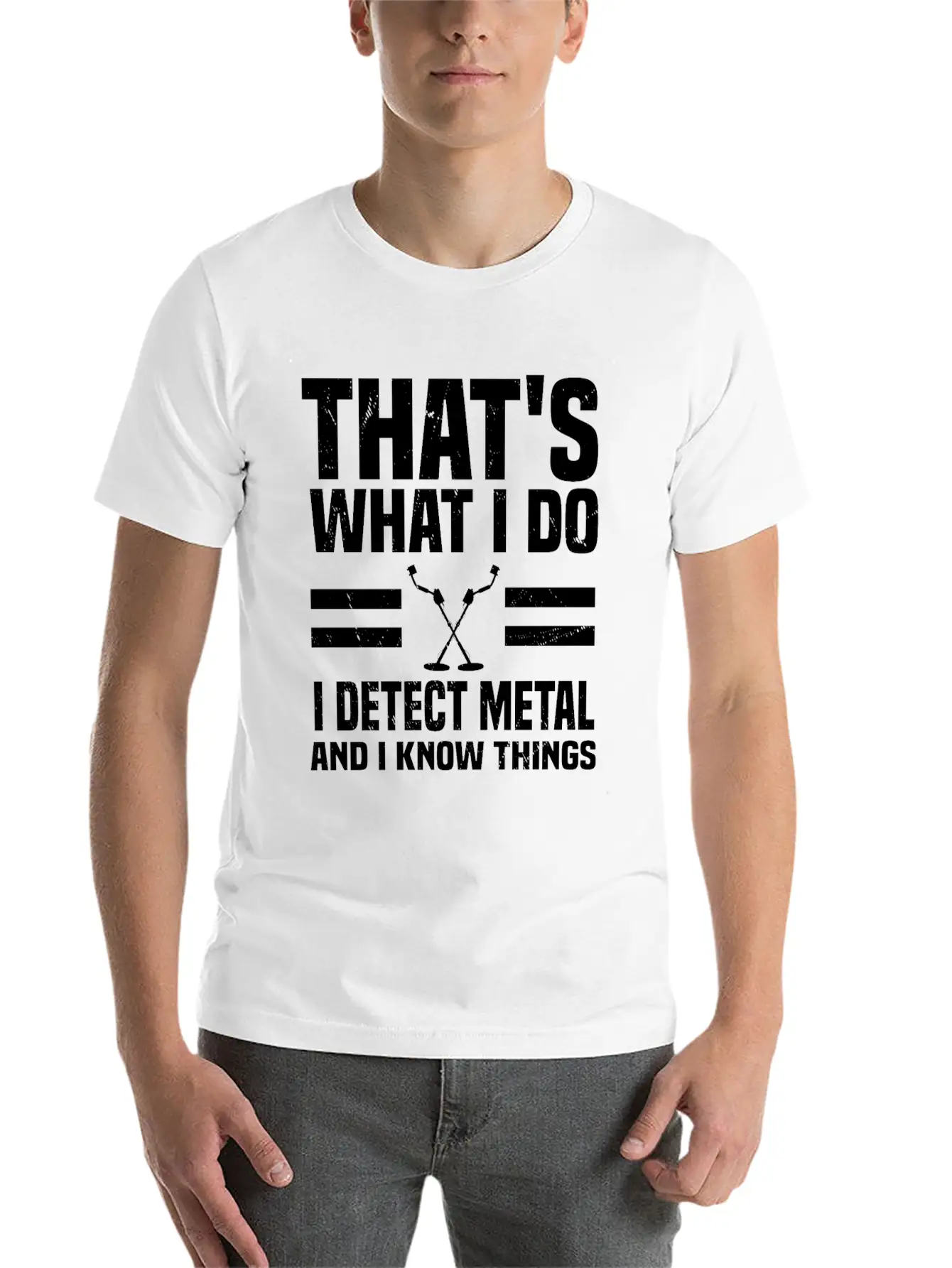 Metal Detecting Basic Graphic T-Shirt – Daily Comfort In Soft Cotton