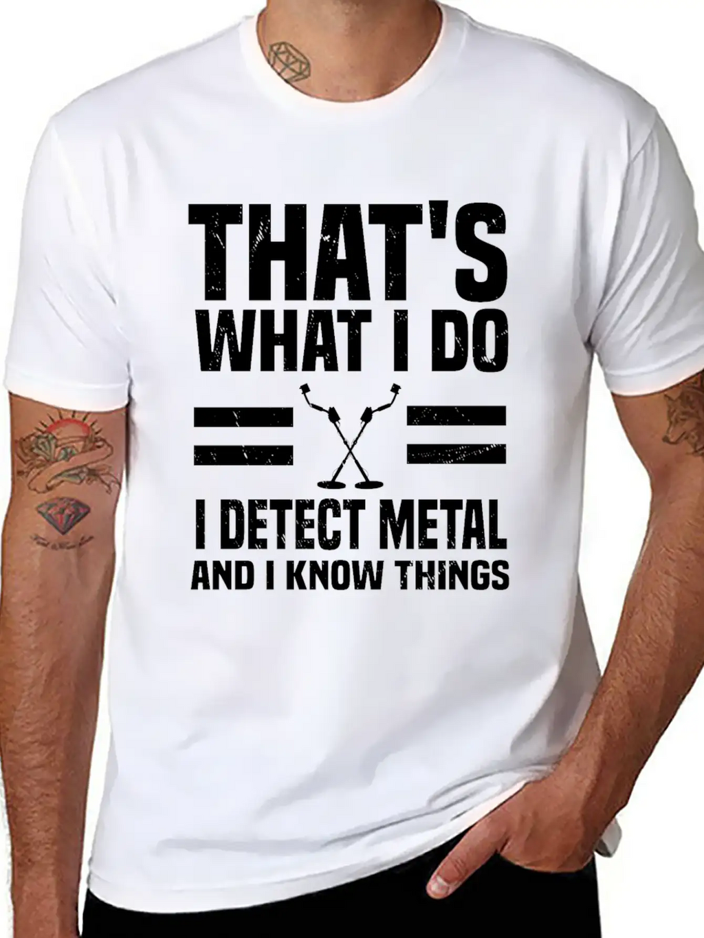 Metal Detecting Basic Graphic T-Shirt – Daily Comfort In Soft Cotton